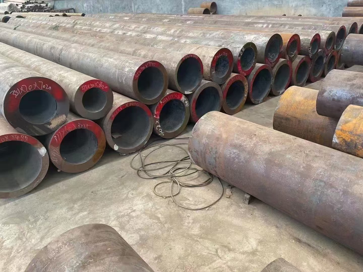唐山市无缝钢管切割定尺切割加工方矩管 - 方案